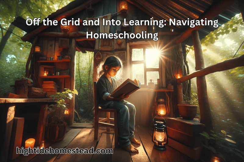 Off the Grid and in to Learning: Navigating Homeschooling - hightidehomestead.com